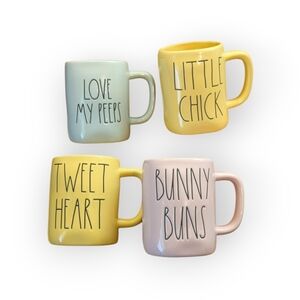 Rae Dunn 4 Easter Mugs